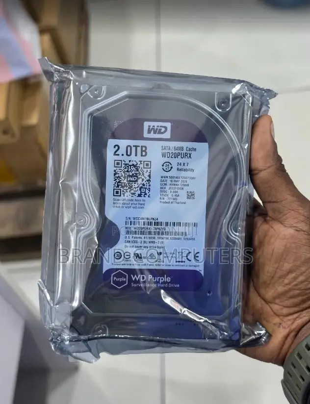2TB - WD Surveillance Hard Disk