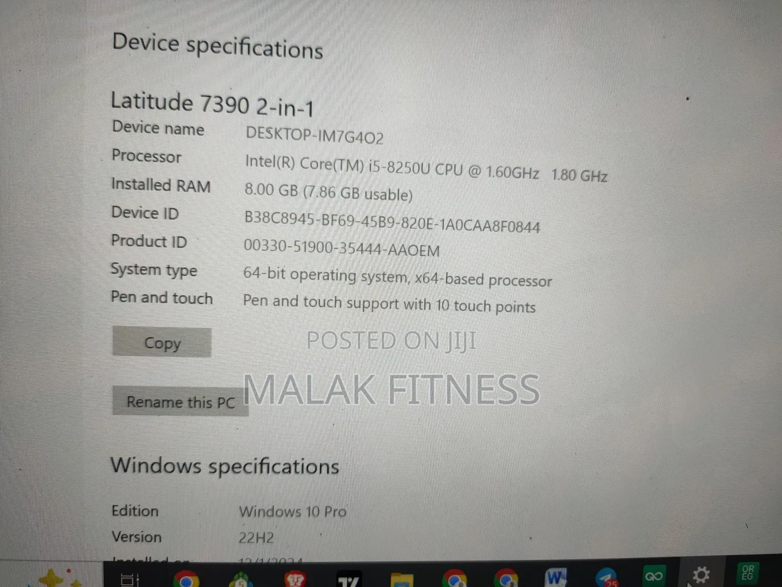 Laptop Dell Latitude 7390 8GB Intel Core i5 SSD 512GB