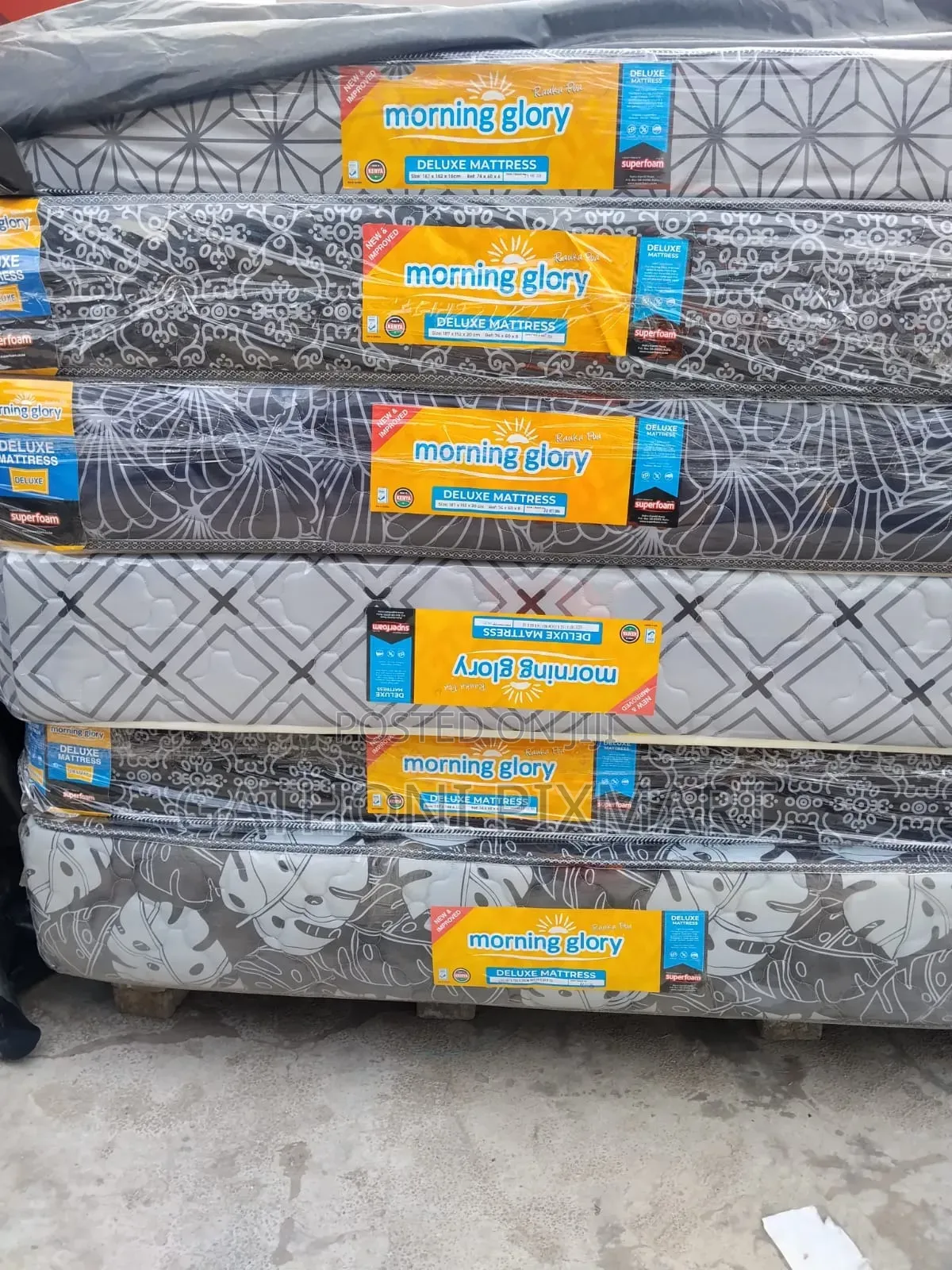Medium Density Plain Mattress 6 Inch 3x6 Morning Glory