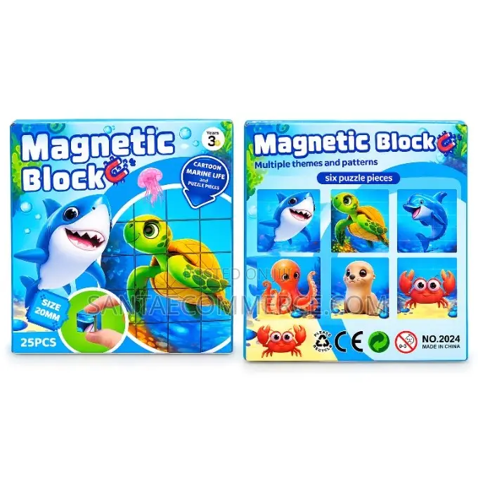 Magnetic Ocean Animal Puzzle
