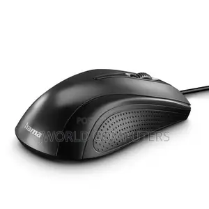 Hama 3-Button Wired Mouse Mc-200 Black (182602)