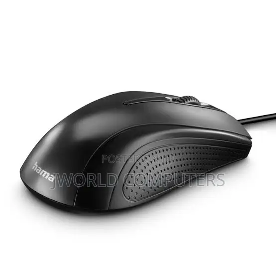 Hama 3-Button Wired Mouse Mc-200 Black (182602)