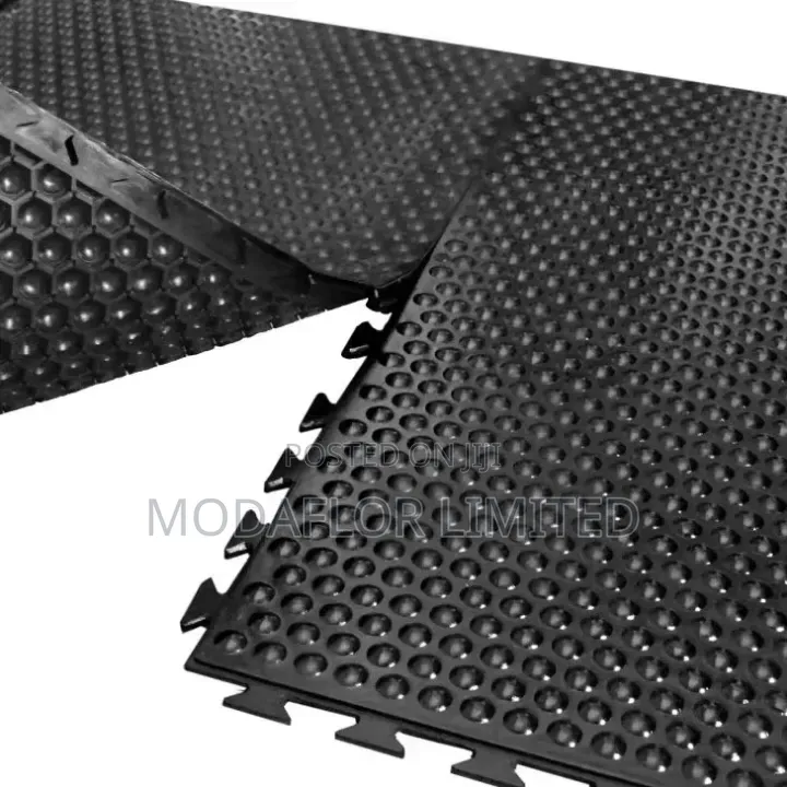 90x60cm Black Anti-Fatigue Bubble Mat for Office Workstations