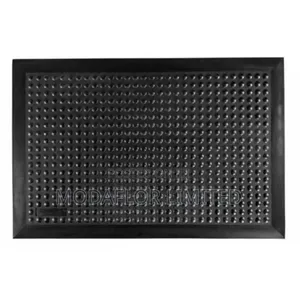 90x60cm Black Anti-Fatigue Bubble Mat for Office Workstations