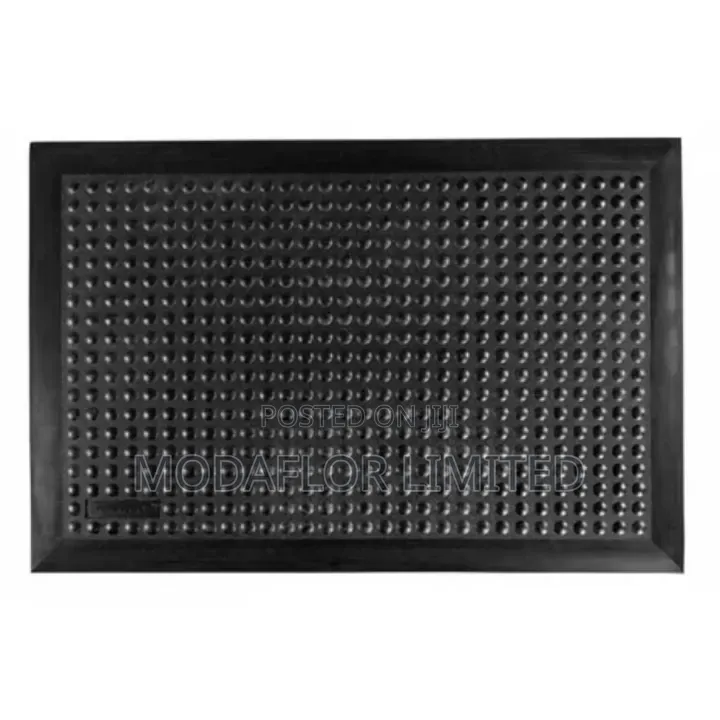 90x60cm Black Anti-Fatigue Bubble Mat for Office Workstations