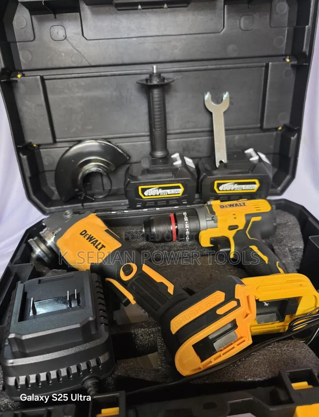 Portable Heavy Duty Grinder Combo/198v Grinder and Drill Combo