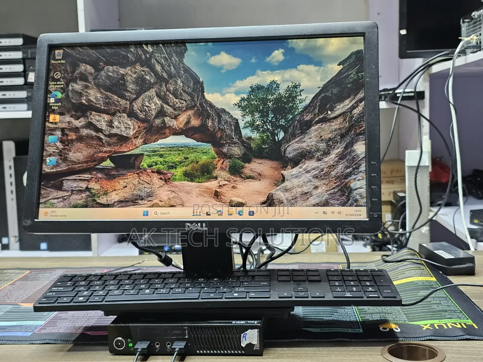 Desktop Computer Lenovo ThinkCentre M93p 4GB Intel Core i3 SSD 128GB