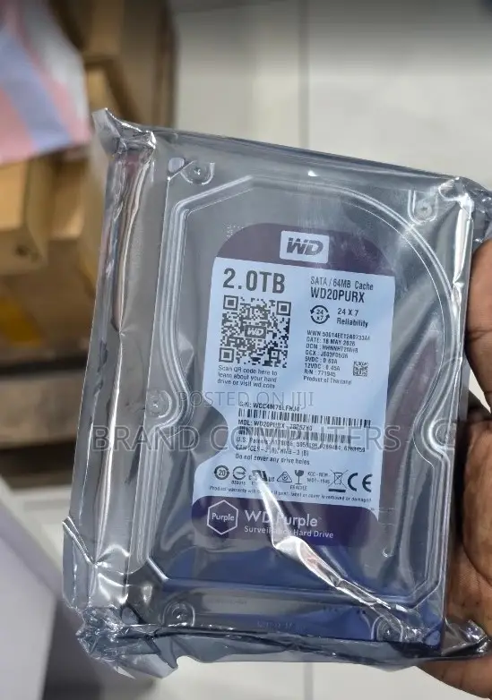 2TB Purple Surveillance Hard Drive