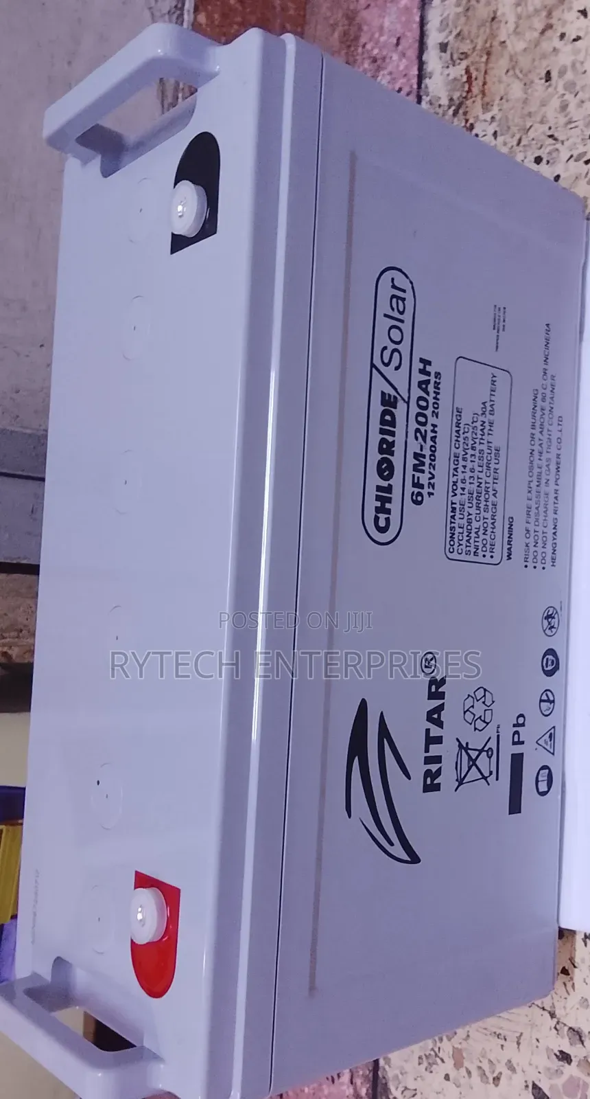 Ritar 12v Gel Solar Battery 200ah