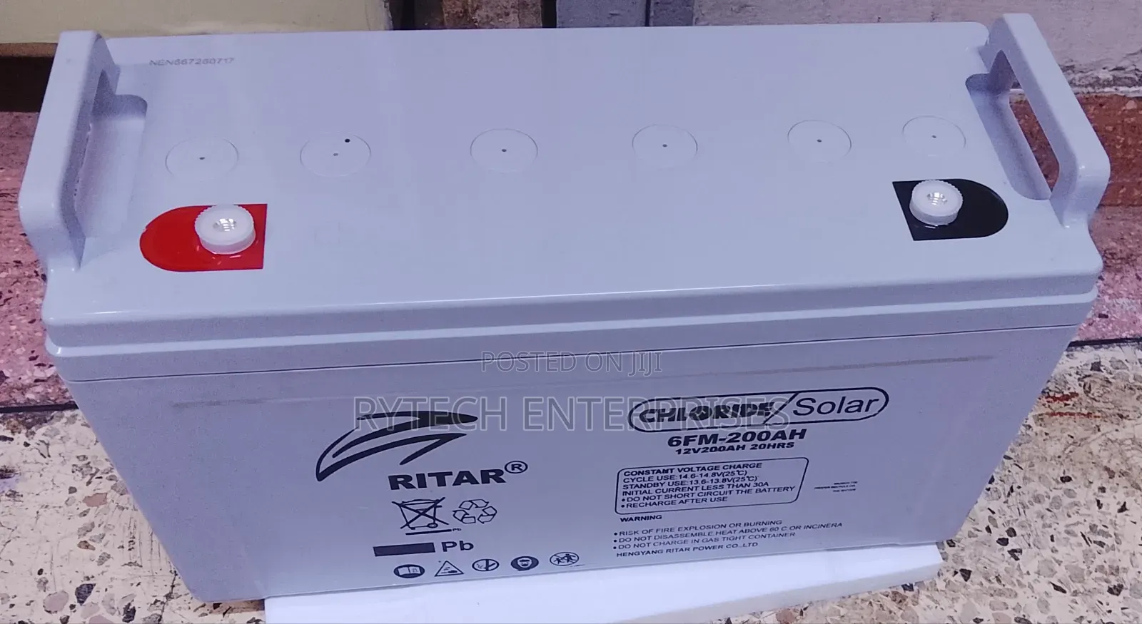 Ritar 12v Gel Solar Battery 200ah