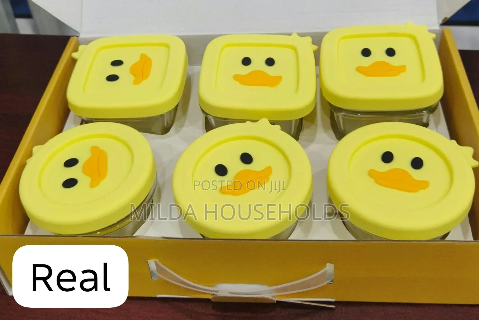 6pc Little Yellow Duck Complimentary Food Bowls
