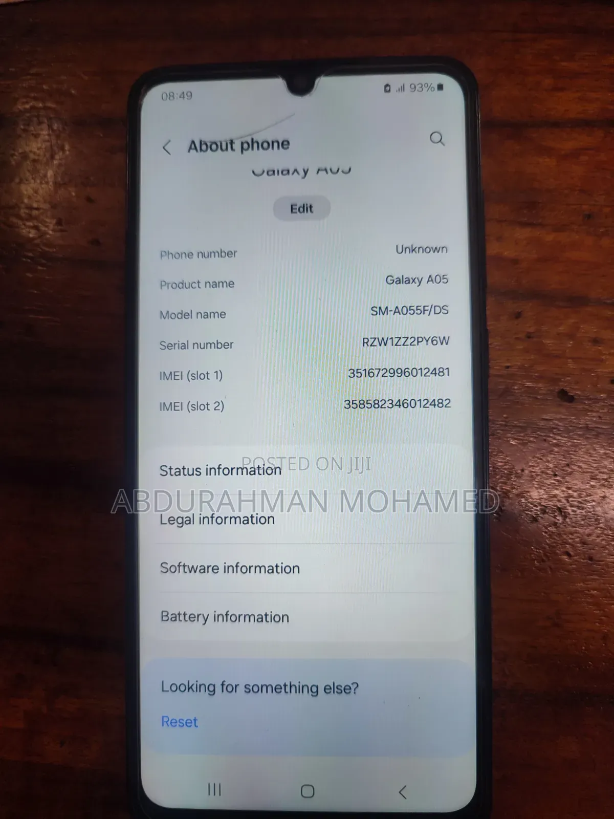 Samsung Galaxy A05 64 GB Graphite