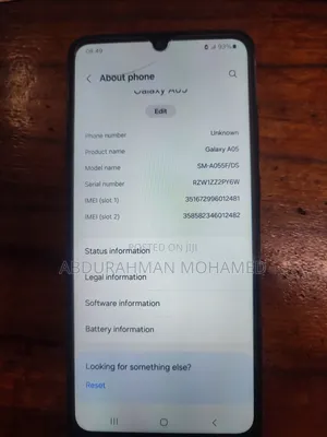 Samsung Galaxy A05 64 GB Graphite