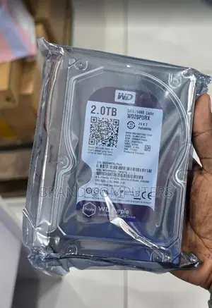 Western Digital 2TB Purple HDD for CCTV DVR Systems