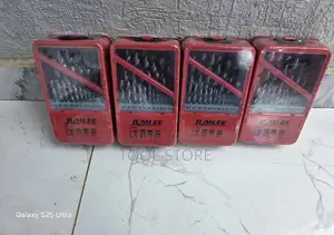 Jumlee HSS 25-Piece Drill Bit Set/Assorted HSS Metal Drilling Set