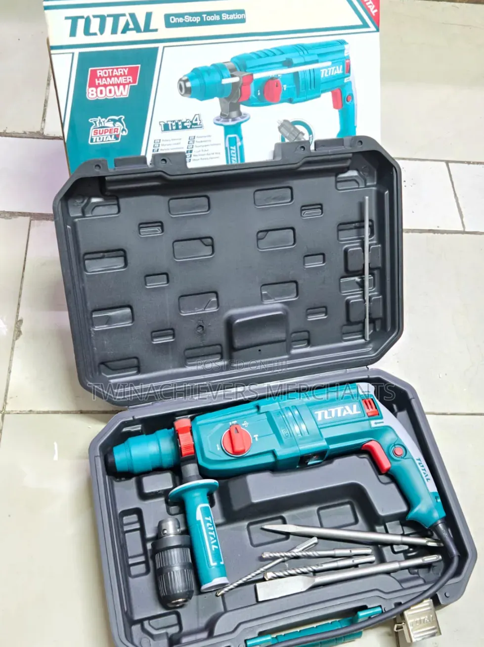 800w Total Rotary Hammer