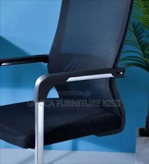 Midback Cantilever Mesh Desk Visitor's Chair.