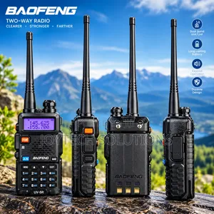 Baofeng UV-5R Walkie Talkie With Keypad and Charging Dock for Business