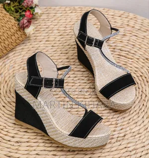 Ladies Rhinestone Wedge Sandals (Size 36-43)