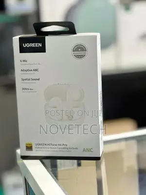 UGREEN HiTune H6 Pro Hybrid Active Noise-Cancelling Earbuds White