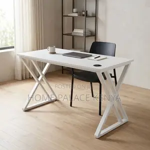 Study Desk; Modern Wooden Computer Desk for Home Office and Students