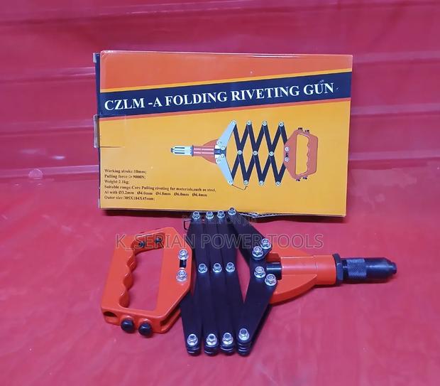 Red Folding Riveting Gun/Manual Rivet Gun - main view