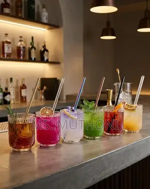 6 PCs Heavy Borosilicate Wave Glasses