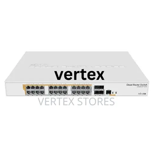 MikroTik CRS328-24P-4S+RM 24 Port Gigabit Ethernet Switch