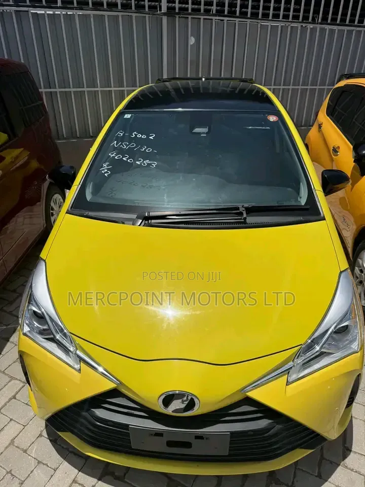 Toyota Vitz 2019 Yellow