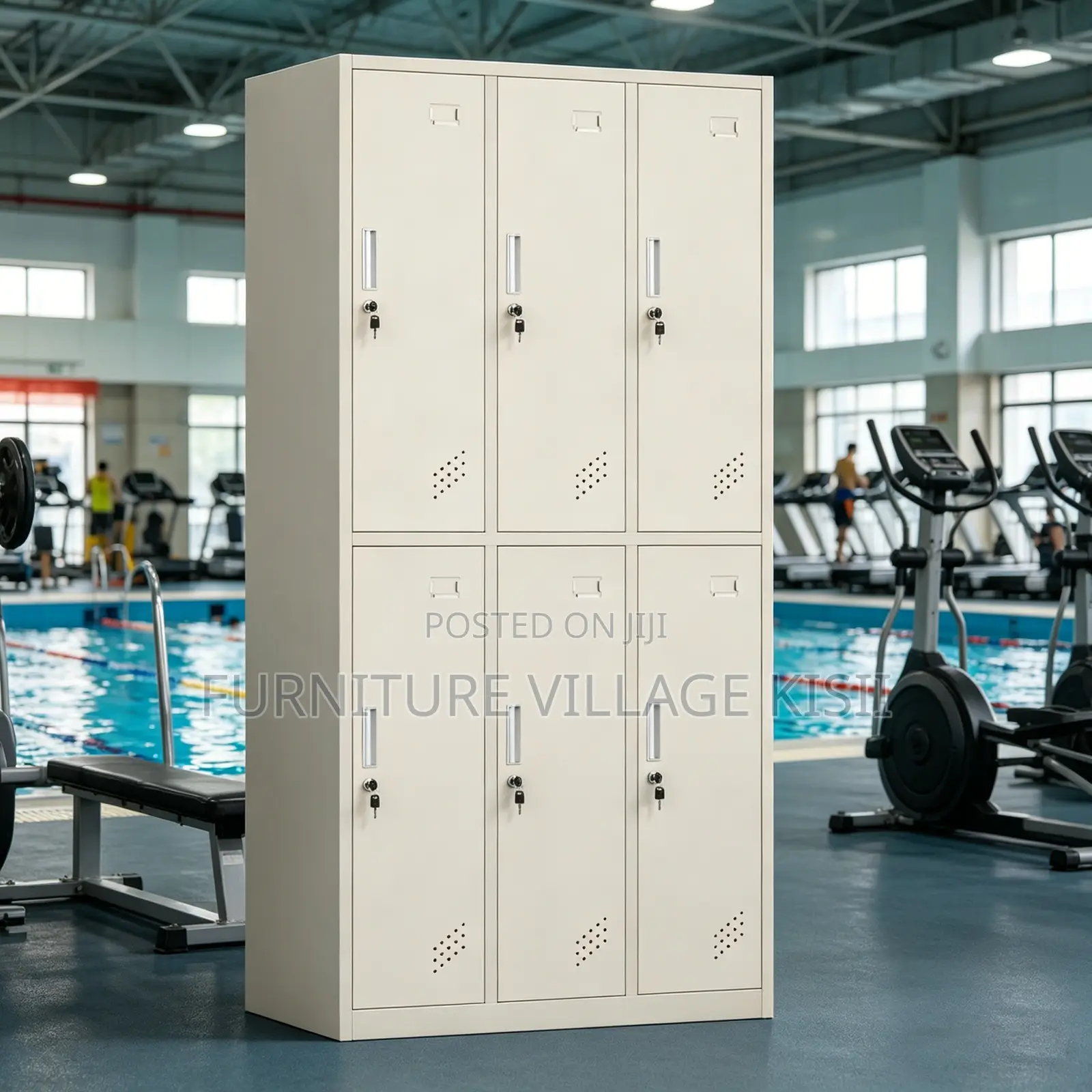 6-Compartment Office Storage Locker