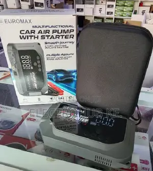 Euromax 2-in-1 Car Tyre Inflator and Battery Booster Jump Starter