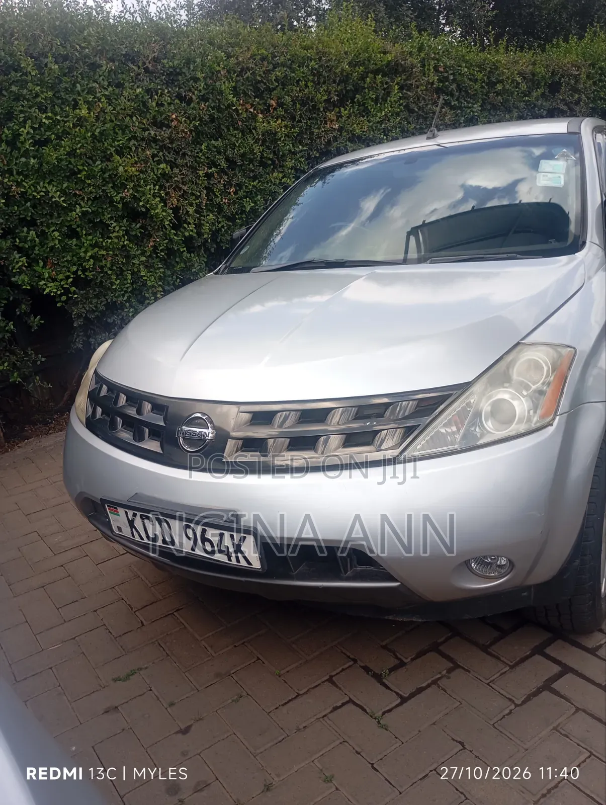 Nissan Murano 3.5 2008 Silver