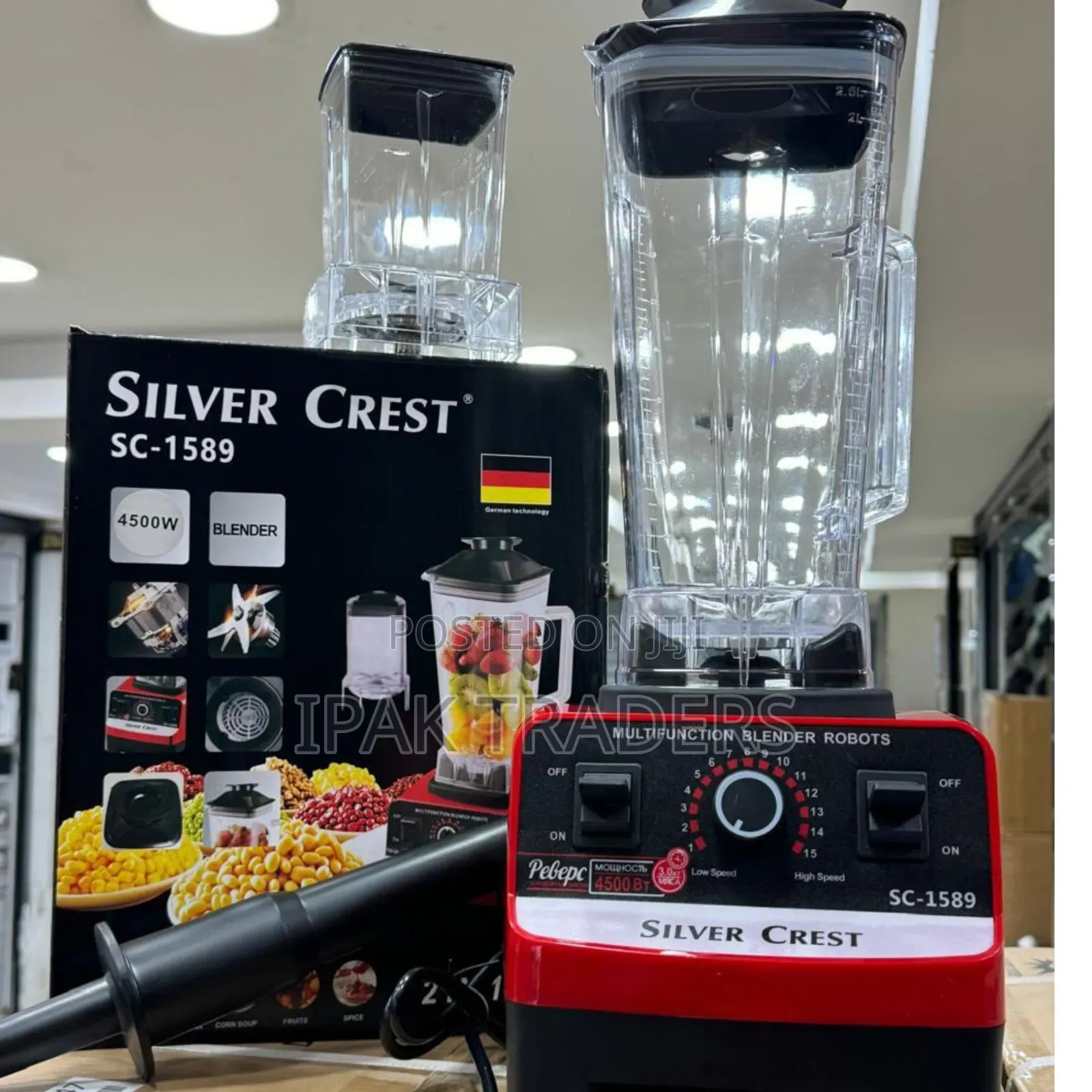 Silver Crest Blender 4500 Watts 2in1 Blender