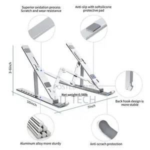 Adjustable Portable Foldable Aluminium Laptop Stand