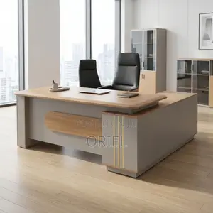 Office Desk ; 1800MM Brown Corporate Table