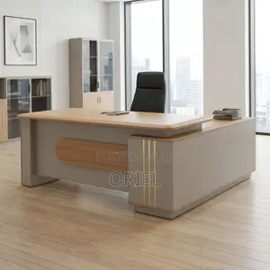 Office Desk ; 1800MM Brown Corporate Table