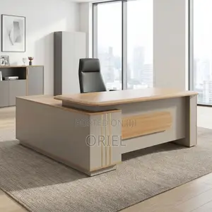 Office Desk ; 1800MM Brown Corporate Table