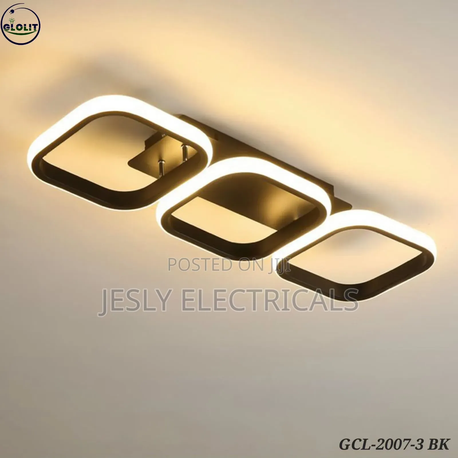 Modern Geometric Flush Ceiling Mount