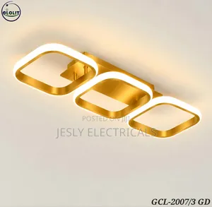 Modern Geometric Flush Ceiling Mount