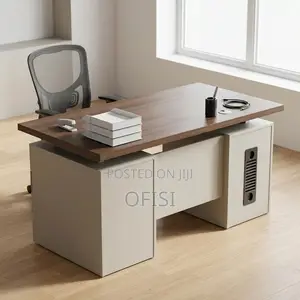 Office Desk; 1400mm Managerial Desk With Storage