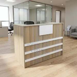 Office Desk : 1200MM Reception Waiting Counter Desk