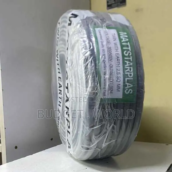 Twin-Core Flat Design Professional 2.5mm Twin With Earth L Cable