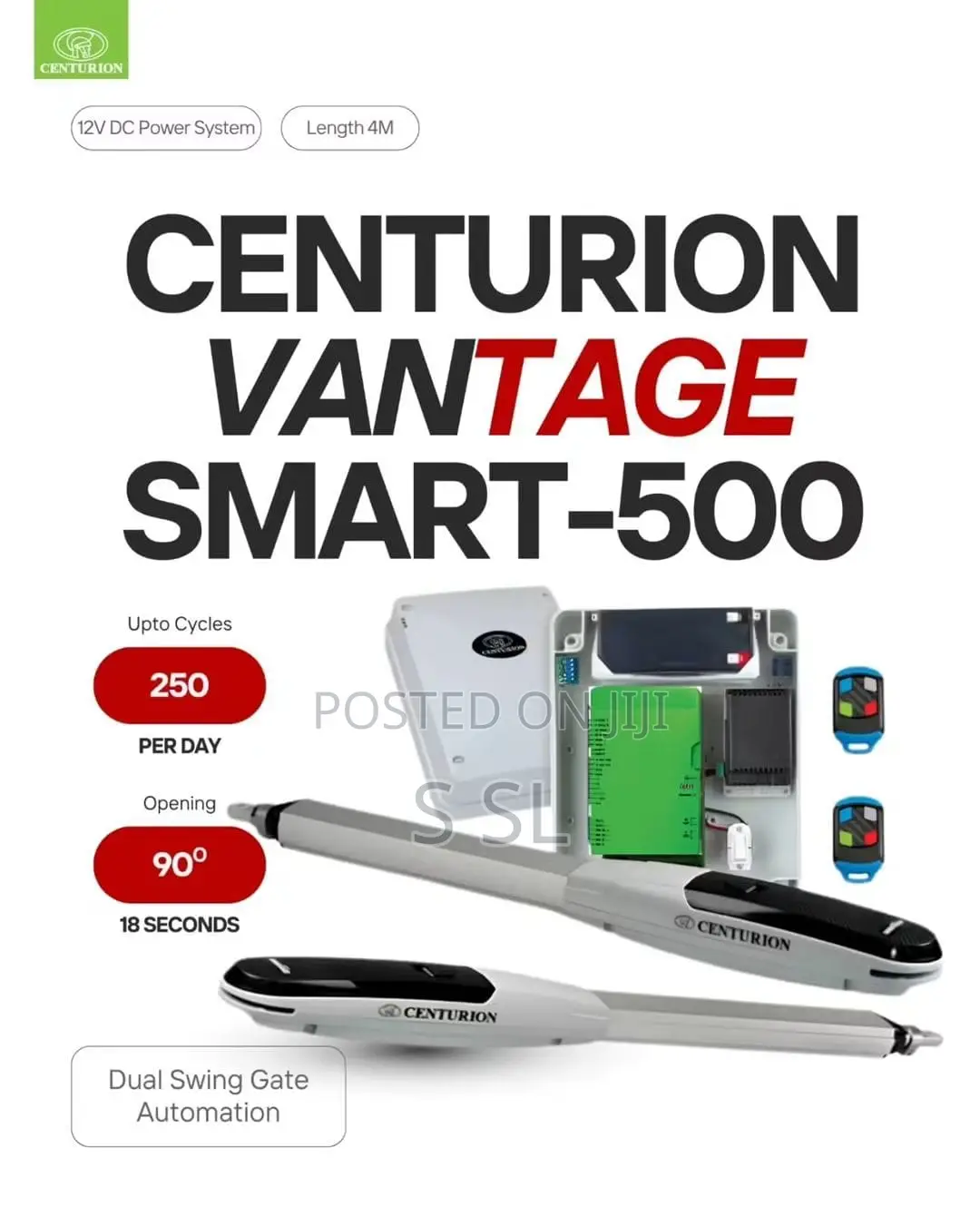 Centurion Vantage 500 Smart Swing Gate in Kenya