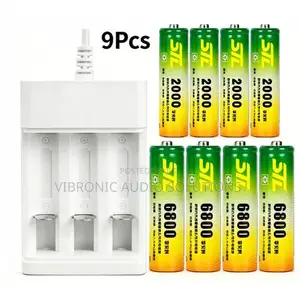 AA AAA Rechargeable Battery Set, USB Battery Charger, 1.2V Rechargeabl