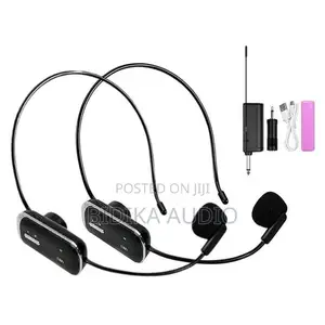 BNK Dual Wireless Microphone Headset for 2 People