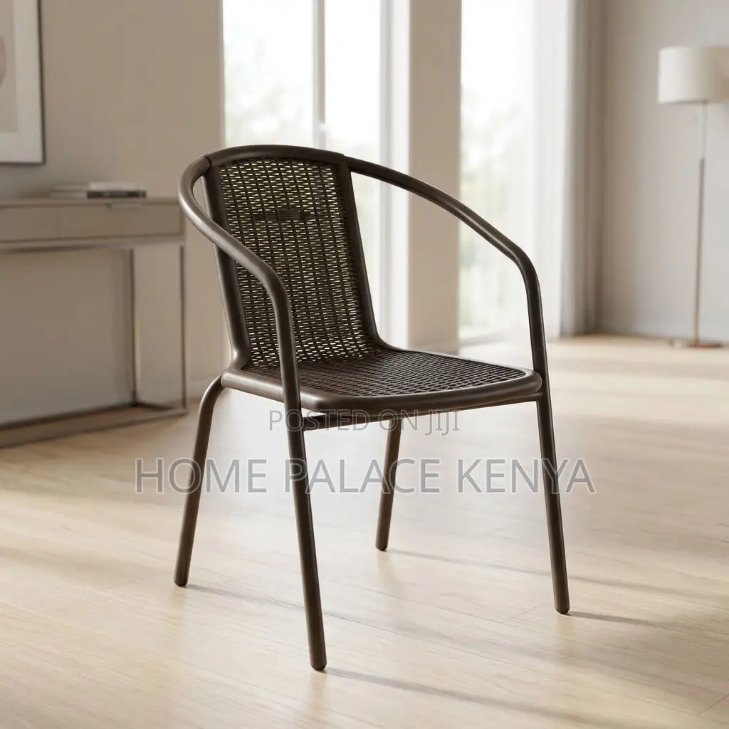 Dining Chair; Stackable Plastic Dining Chair for Space Saving Storage