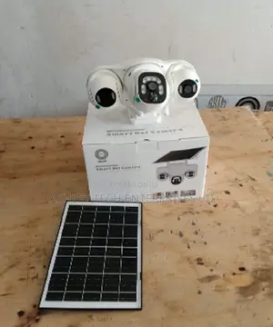 V380 VTS31 Triple Lens Outdoor CCTV Camera With PTZ Rotation