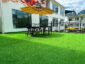 Grass Carpet That Gives Your Home a Restaraunt Vibe