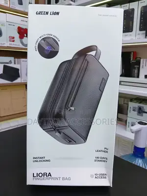 Green Lion Liora Fingerprint Smart Anti-Theft PU Leather Travel Pouch