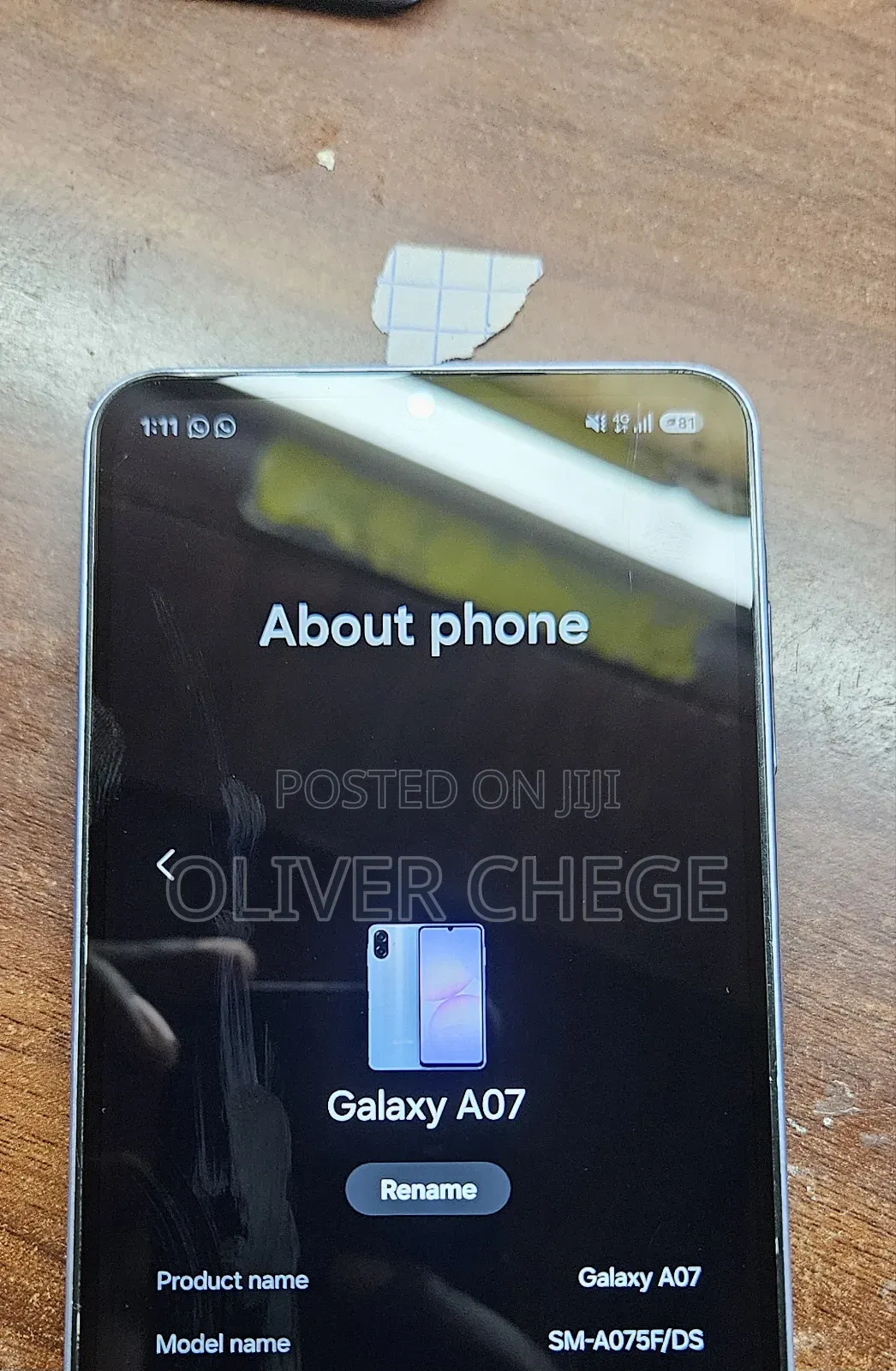 Samsung Galaxy A07 128 GB Blue